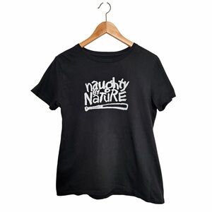 NWOT: Naughty by Nature Graphic Tee | Black + White | Women's Small